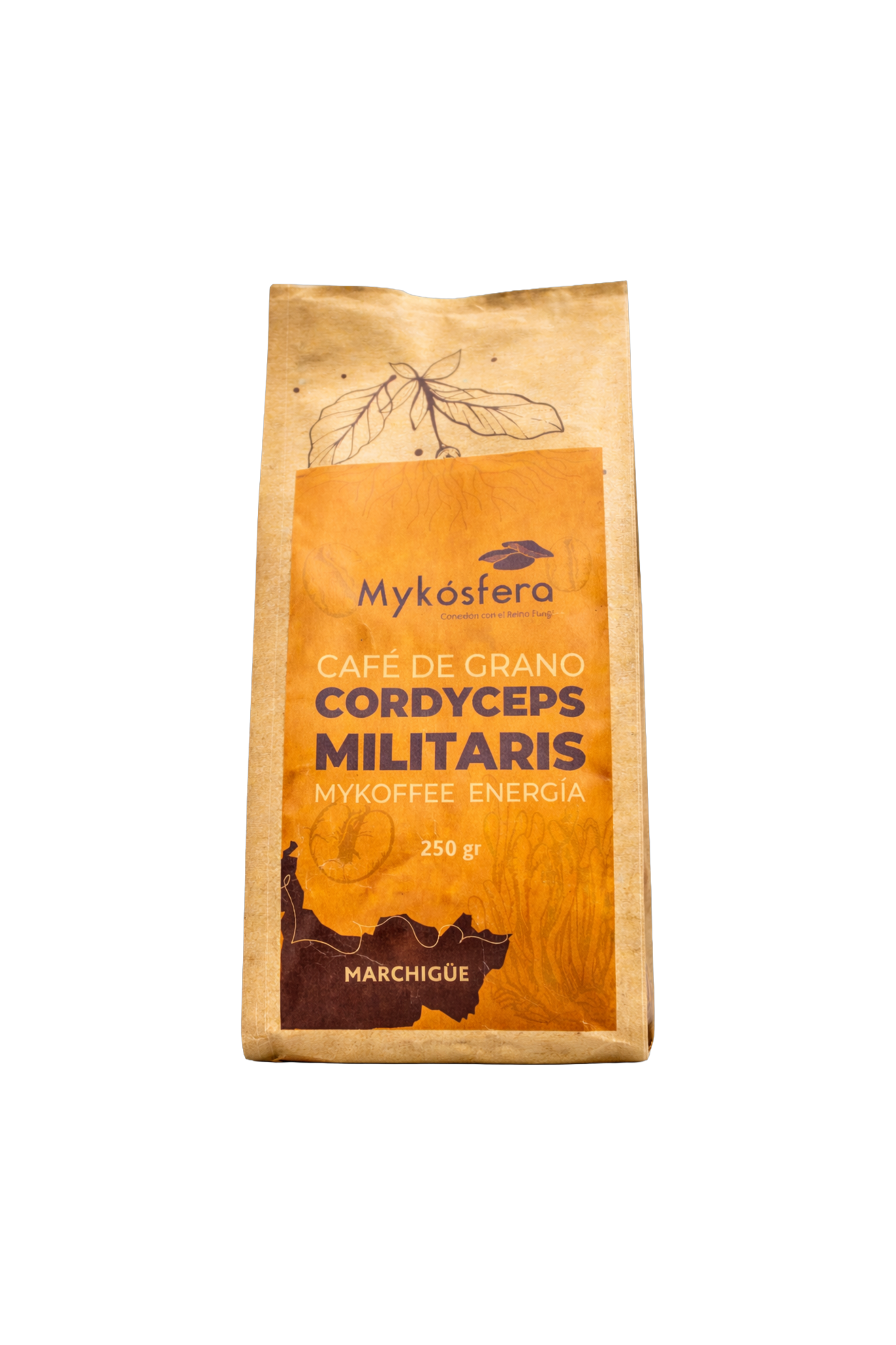 Café de Grano + Cordyceps militaris (250gr)